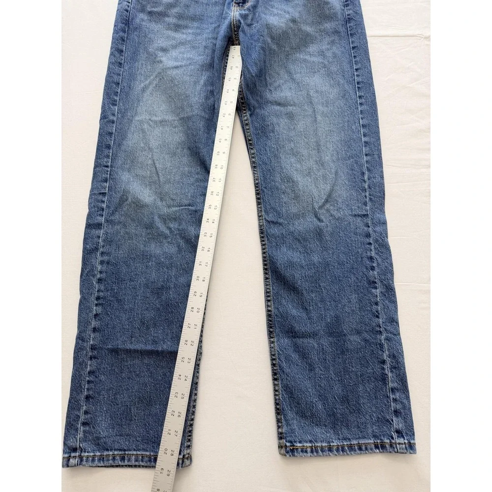 Levi's 505 Jeans Mens 36x30 Blue Medium Wash Regular Straight Denim Pants Casual